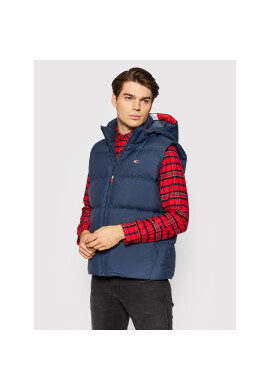 Tommy Jeans Елек Essential DM0DM11215 Тъмносин Regular Fit - Pepit.bg
