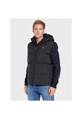 Tommy Jeans Елек Essential DM0DM15449 Черен Regular Fit - Pepit.bg