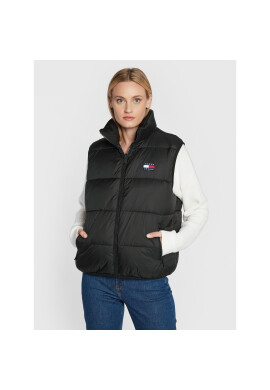 Tommy Jeans Елек Reverse Monogram DW0DW13750 Черен Regular Fit - Pepit.bg