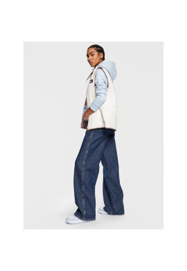 Tommy Jeans Елек Reversible DW0DW14934 Екрю Relaxed Fit - Pepit.bg