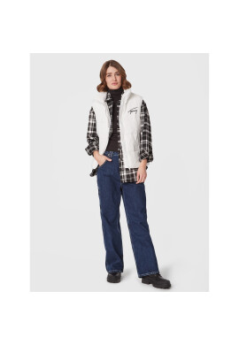 Tommy Jeans Елек Signature Modern DW0DW14946 Бял Regular Fit - Pepit.bg