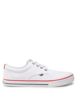 Tommy Jeans Гуменки Textile Sneaker EM0EM00001 Бял - Pepit.bg