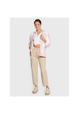 Tommy Jeans Кардиган Checker DW0DW14318 Розов Oversize - Pepit.bg