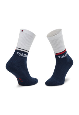 Tommy Jeans Комплект 2 чифта дълги чорапи детски 701210515 Бял - Pepit.bg