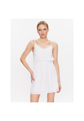 Tommy Jeans Лятна рокля Essential DW0DW15174 Бял Regular Fit - Pepit.bg