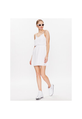 Tommy Jeans Лятна рокля Essential DW0DW15174 Бял Regular Fit - Pepit.bg