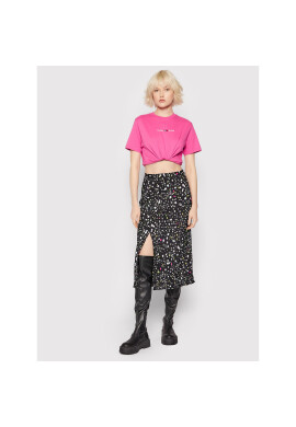 Tommy Jeans Миди пола Printed DW0DW11228 Черен Regular Fit - Pepit.bg