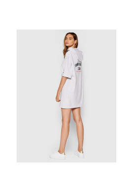 Tommy Jeans Плетена рокля Timeless Script DW0DW10218 Сив Regular Fit - Pepit.bg