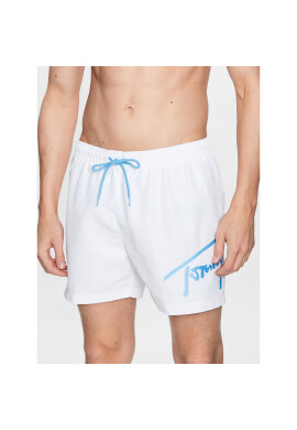 Tommy Jeans Плувни шорти UM0UM02862 Бял Regular Fit - Pepit.bg