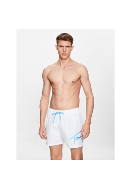 Tommy Jeans Плувни шорти UM0UM02862 Бял Regular Fit - Pepit.bg