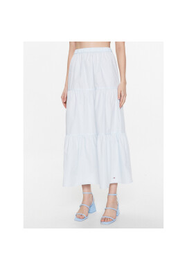 Tommy Jeans Пола Poplin Tiered DW0DW15195 Син Regular Fit - Pepit.bg