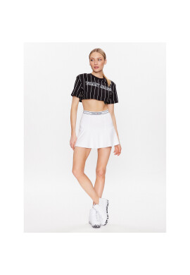 Tommy Jeans Пола тип трапец Logo DW0DW15387 Бял Regular Fit - Pepit.bg