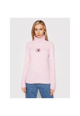 Tommy Jeans Поло Tiny DW0DW10994 Розов Regular Fit - Pepit.bg