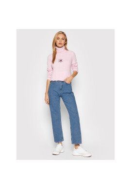 Tommy Jeans Поло Tiny DW0DW10994 Розов Regular Fit - Pepit.bg