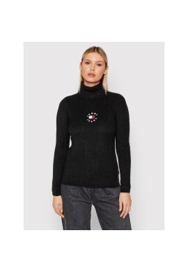 Tommy Jeans Поло Tiny Tommy DW0DW10994 Черен Regular Fit - Pepit.bg