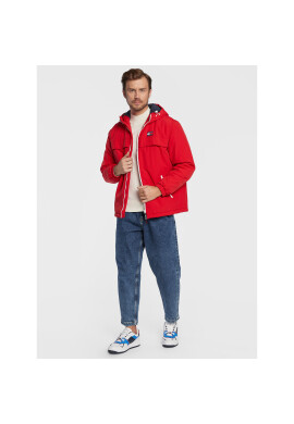 Tommy Jeans Преходно яке Padded Solid Chicago DM0DM14448 Червен Regular Fit - Pepit.bg