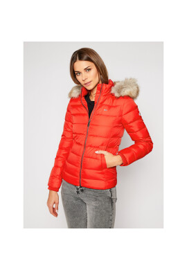 Tommy Jeans Пухено яке Basic Dowm DW0DW08588 Червен Slim Fit - Pepit.bg