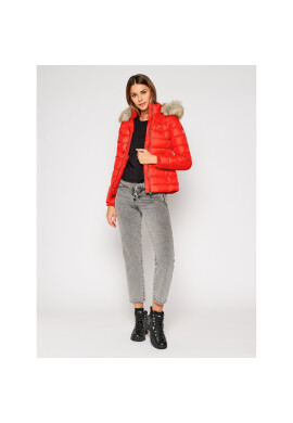 Tommy Jeans Пухено яке Basic Dowm DW0DW08588 Червен Slim Fit - Pepit.bg