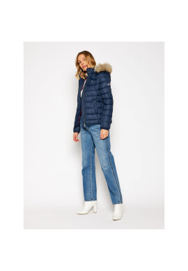 Tommy Jeans Пухено яке Basic DW0DW08588 Тъмносин Regular Fit - Pepit.bg