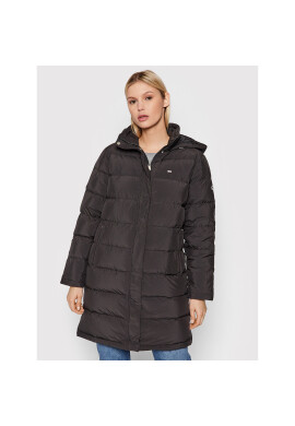 Tommy Jeans Пухено яке DW0DW11087 Черен Regular Fit - Pepit.bg