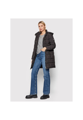 Tommy Jeans Пухено яке DW0DW11087 Черен Regular Fit - Pepit.bg
