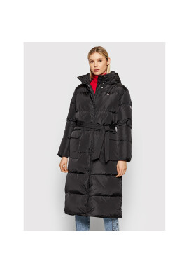 Tommy Jeans Пухено яке DW0DW11115 Черен Regular Fit - Pepit.bg