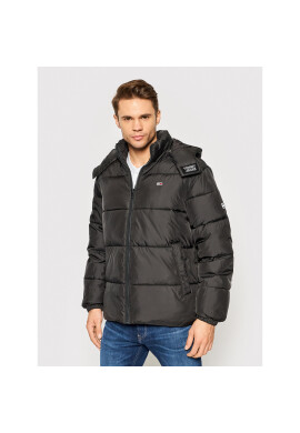 Tommy Jeans Пухено яке Essential DM0DM11730 Черен Regular Fit - Pepit.bg