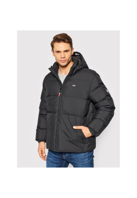Tommy Jeans Пухено яке Essential DM0DM12171 Черен Regular Fit - Pepit.bg
