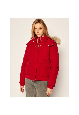 Tommy Jeans Пухено яке Technical DW0DW08842 Червен Slim Fit - Pepit.bg