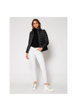 Tommy Jeans Пухено яке Basic DW0DW08588 Черен Regular Fit - Pepit.bg
