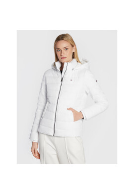 Tommy Jeans Пухено яке Basic DW0DW13741 Бял Regular Fit - Pepit.bg