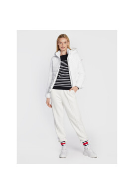 Tommy Jeans Пухено яке Basic DW0DW13741 Бял Regular Fit - Pepit.bg