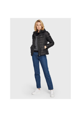 Tommy Jeans Пухено яке Basic DW0DW13741 Черен Regular Fit - Pepit.bg