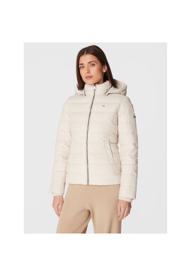 Tommy Jeans Пухено яке Basic DW0DW13741 Екрю Regular Fit - Pepit.bg