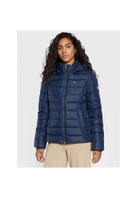 Tommy Jeans Пухено яке Basic DW0DW13741 Тъмносин Regular Fit - Pepit.bg