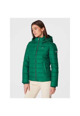 Tommy Jeans Пухено яке Basic DW0DW13741 Зелен Regular Fit - Pepit.bg