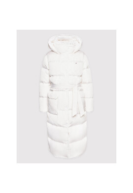 Tommy Jeans Пухено яке DW0DW11115 Бял Regular Fit - Pepit.bg