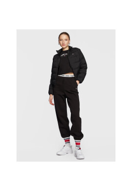 Tommy Jeans Пухено яке DW0DW14929 Черен Regular Fit - Pepit.bg