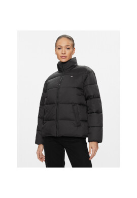 Tommy Jeans Пухено яке DW0DW15963 Черен Regular Fit - Pepit.bg