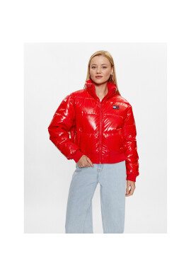 Tommy Jeans Пухено яке DW0DW16098 Червен Regular Fit - Pepit.bg
