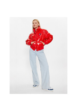 Tommy Jeans Пухено яке DW0DW16098 Червен Regular Fit - Pepit.bg