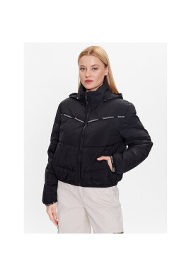 Tommy Jeans Пухено яке DW0DW16100 Черен Regular Fit - Pepit.bg