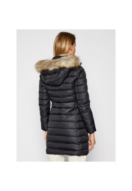 Tommy Jeans Пухено яке Essential DW0DW09060 Черен Regular Fit - Pepit.bg