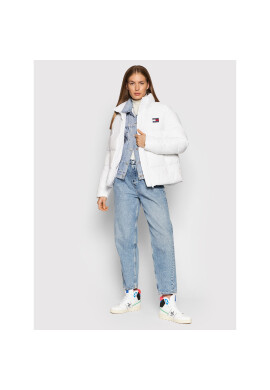 Tommy Jeans Пухено яке Modern DW0DW11623 Бял Regular Fit - Pepit.bg