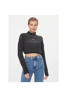 Tommy Jeans Пуловер Badge DW0DW16519 Черен Regular Fit - Pepit.bg