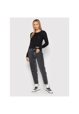 Tommy Jeans Пуловер Cable DW0DW11004 Черен Regular Fit - Pepit.bg