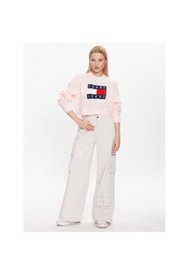 Tommy Jeans Пуловер DW0DW14261 Розов Regular Fit - Pepit.bg