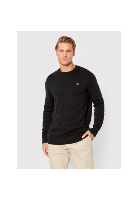 Tommy Jeans Пуловер Essential DM0DM13273 Черен Regular Fit - Pepit.bg