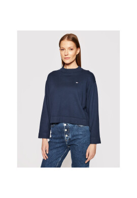 Tommy Jeans Пуловер Essential DW0DW09802 Тъмносин Regular Fit - Pepit.bg