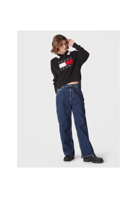 Tommy Jeans Пуловер Flag DW0DW14951 Черен Regular Fit - Pepit.bg